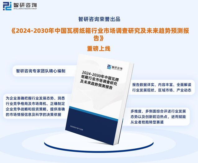 中国瓦楞纸箱行业市场运行态势研究报告—智研咨询发布（2024版）(图1)